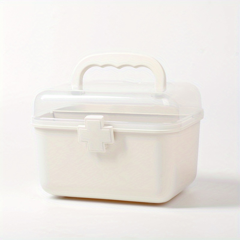 Medicine Storage Box Handles Plastic Pills Box Household - Temu