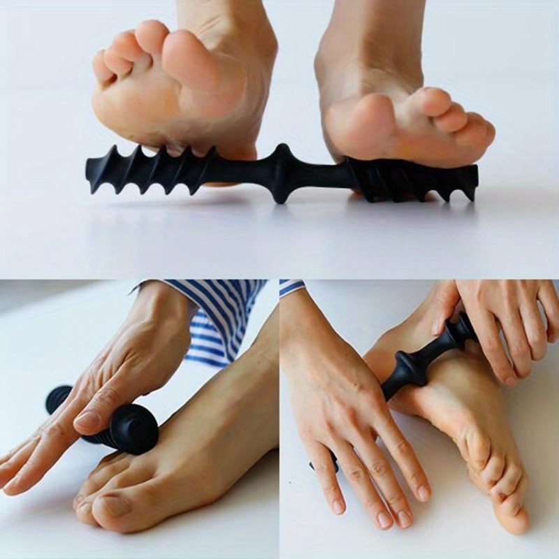 Massaggio ai piedi, donna di piedi di essere massaggiato Foto