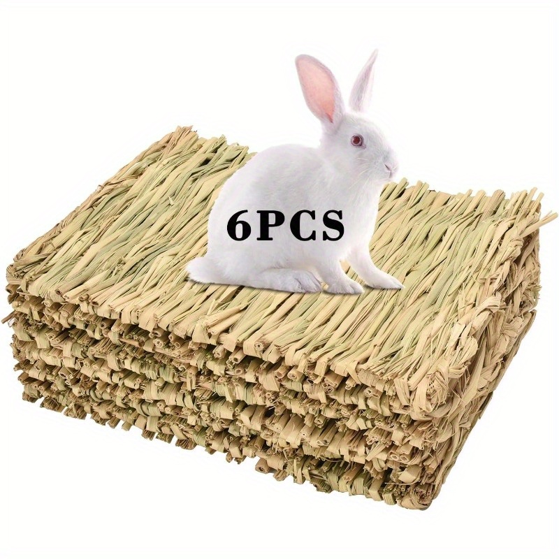 Set of 3/6 Grass Mats for Rabbits and Small Animals