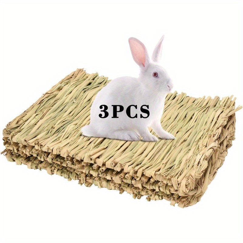 Set of 3/6 Grass Mats for Rabbits and Small Animals