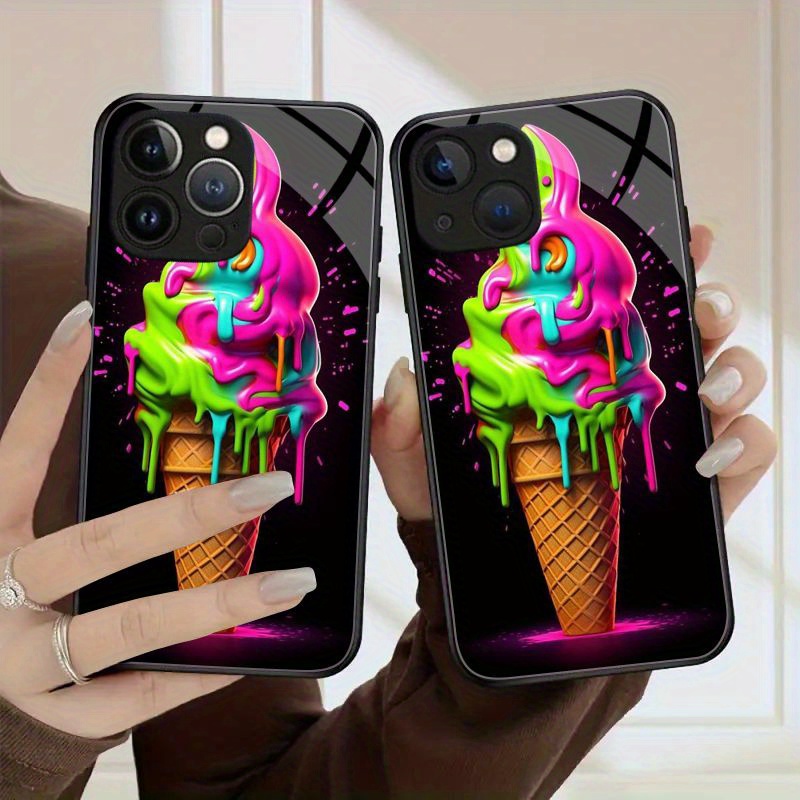 

Fashion Dazzling Phone Case Glass Back Cover For Iphone 15 Pro Max 15 Plus For Iphone 14 Pro Max 14 Plus 13 Pro Max 12 Pro Max 11 Pro Max