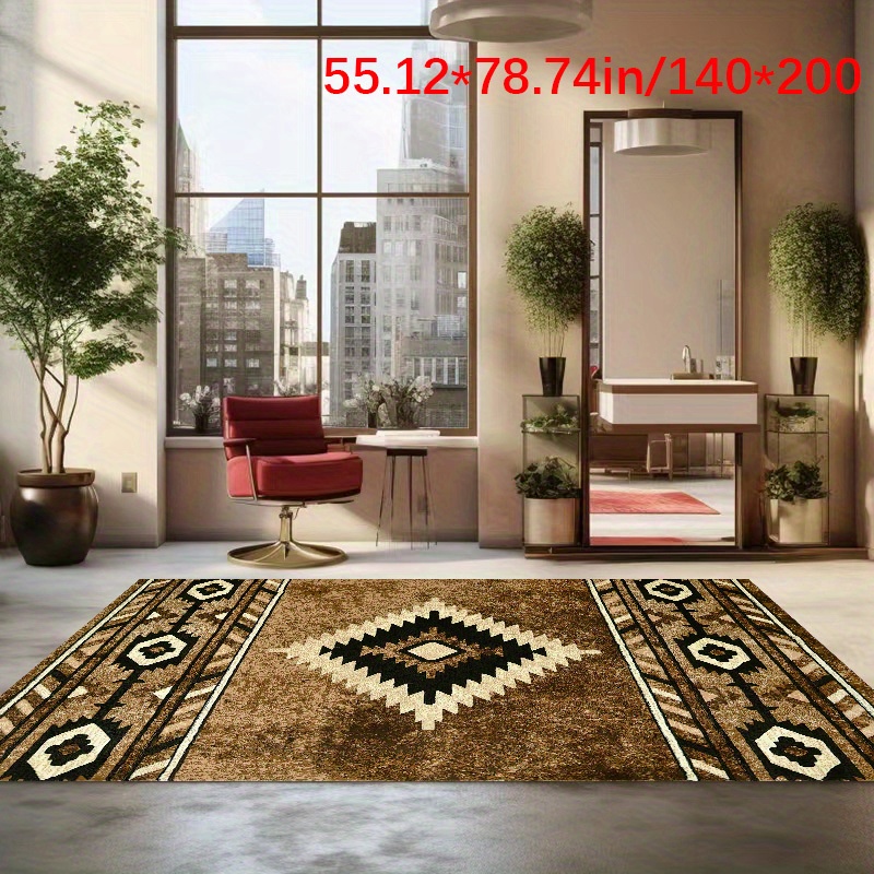 

Decorative Living Room Soft Carpet, Machine Washable Non-slip Carpet, Hotel Cafe Shop Carpet