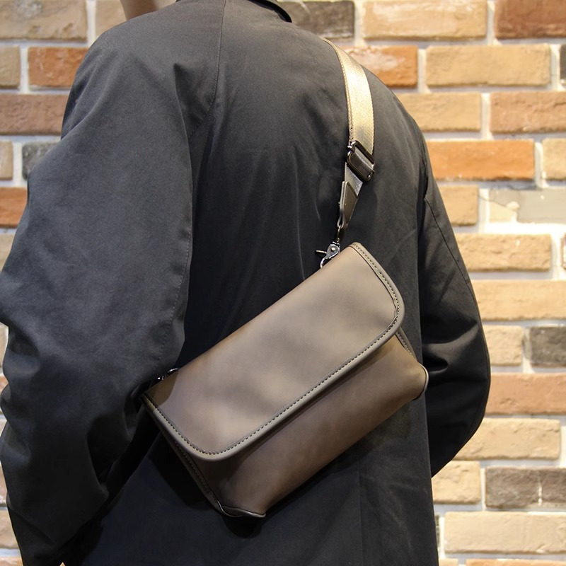

1pc Men's Trendy Small Shoulder Bag, Vintage Casual Crossbody Bag