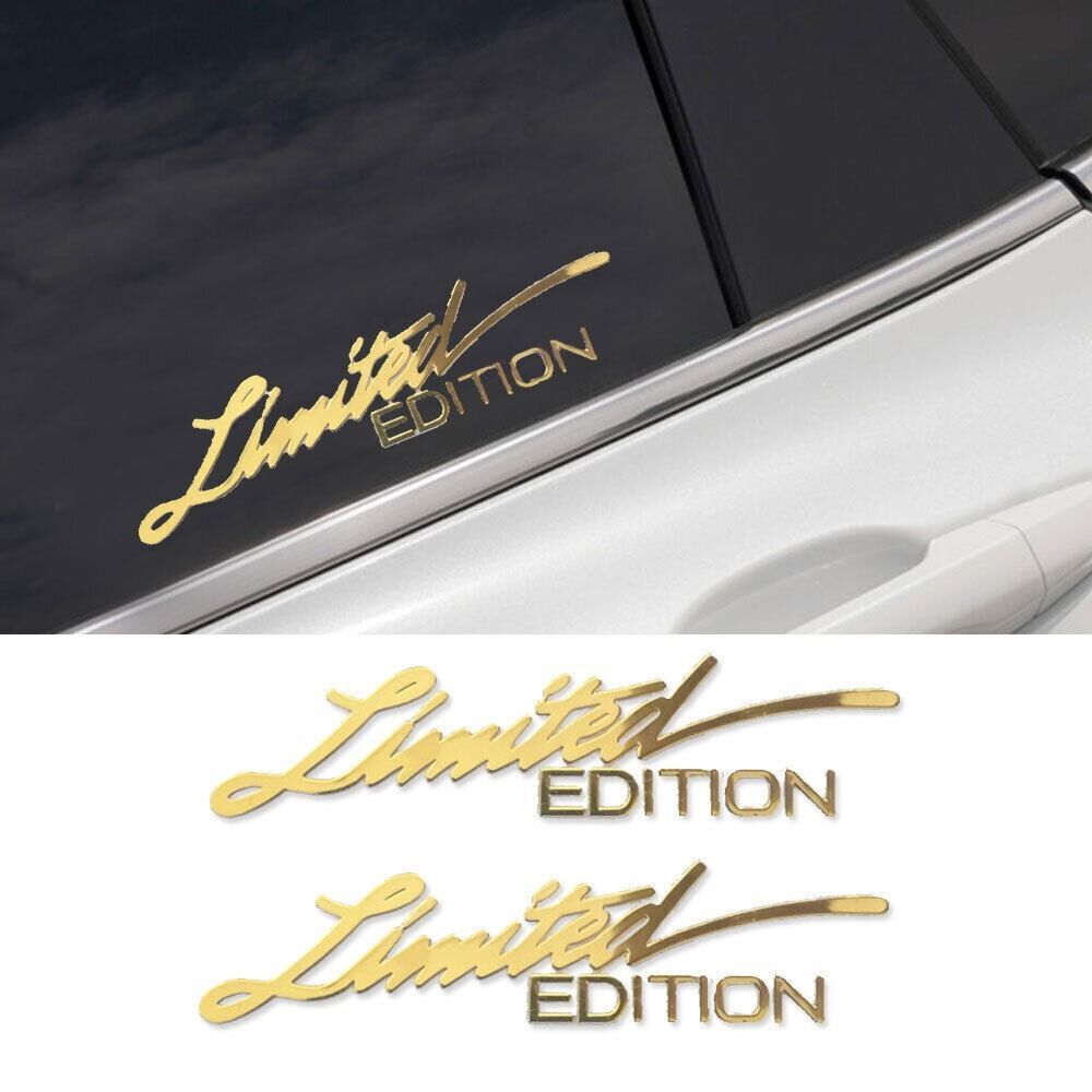 

2pcs Reflective Car Stickers High Quality 3d Metal 3d Car Stickers Car Accessories Emblem Badge Decal Car