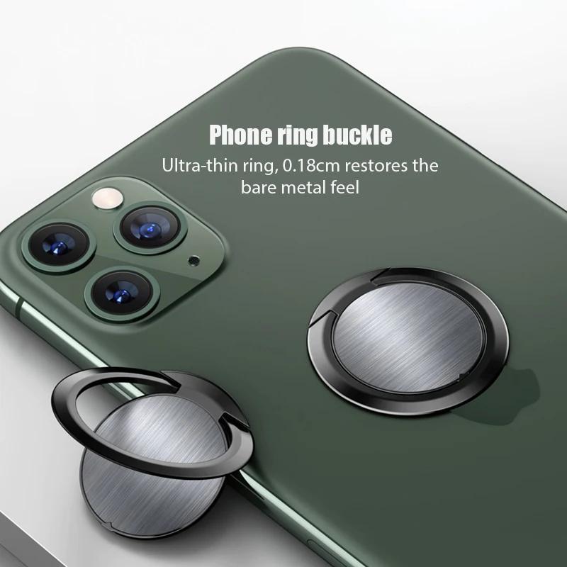 

1pc Extremely Thin Luxury Metal Mobile Phone Socket Holder 360 Degree Rotatable Magnetic Car Bracket Stand Accessories Finger Ring