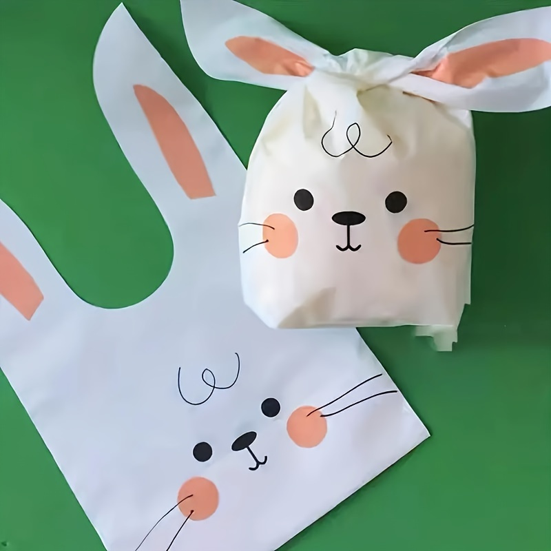 

Value Pack 20pcs/30pcs/50pcs, Adorable Rabbit Ear Gift Bags For Weddings, Festivals, Parties Favors Candy Bags, Perfect Packaging Storage Bags For Shops, Small Business Supplies