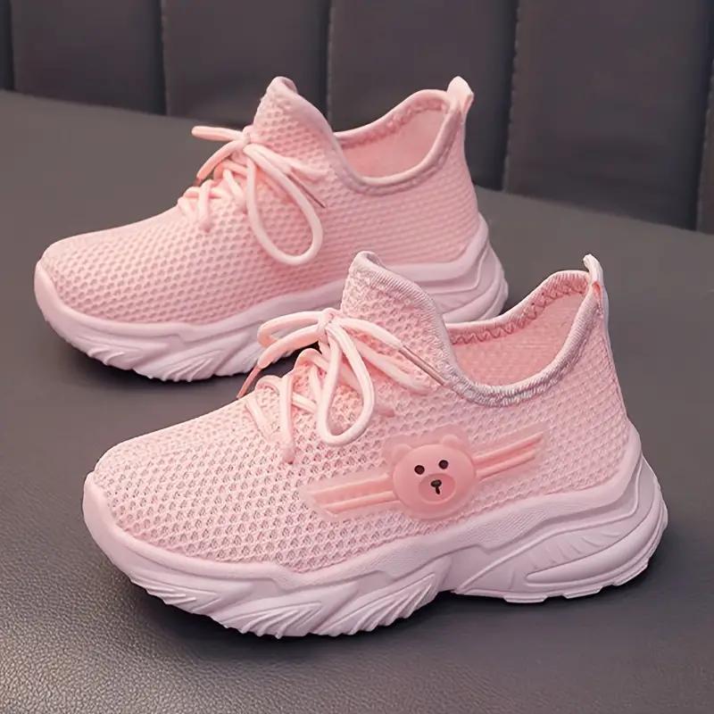 Girls Trendy Lace-up Skate Shoes, Casual Outdoor Anti-skid Platform Walking  Shoes