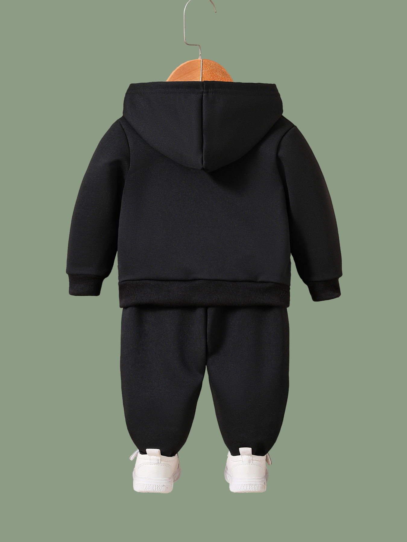 Daraz Pk Black Hoodies For Girls CHEEREAM Unisex Boys Girls Fleece