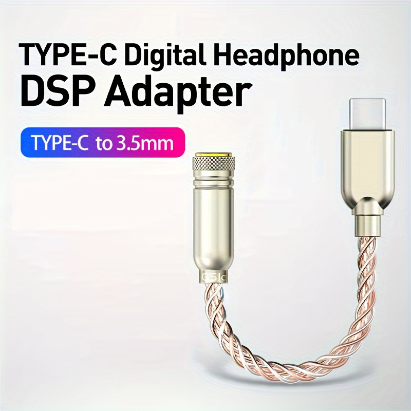 Adaptateur Type c Double Ligne Audio 6.5 Adaptateur 1/2 - Temu Canada