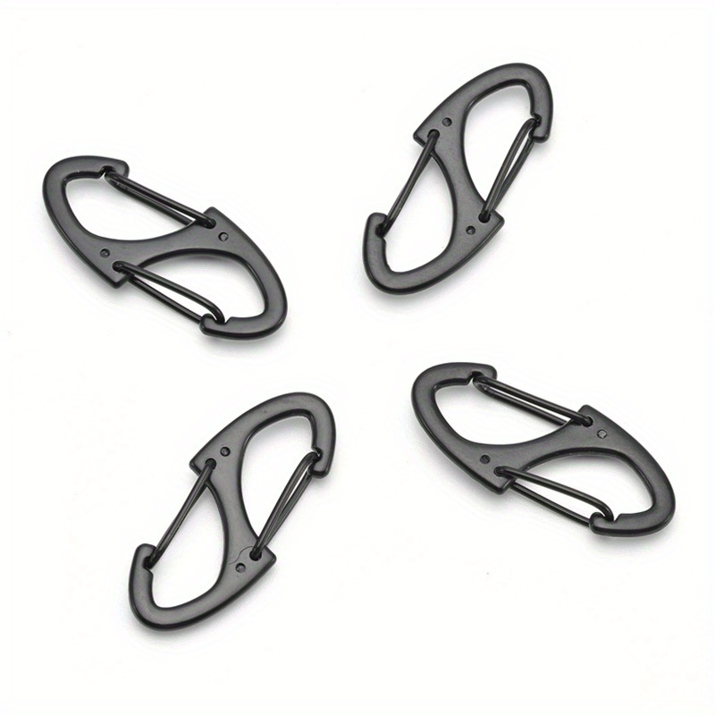 20pcs Small Alloy Keychain Clip Snap Hook Zipper Clips Anti Theft Backpack  Mini Dual Locking Carabiner For Fishing Camping - Sports & Outdoors - Temu
