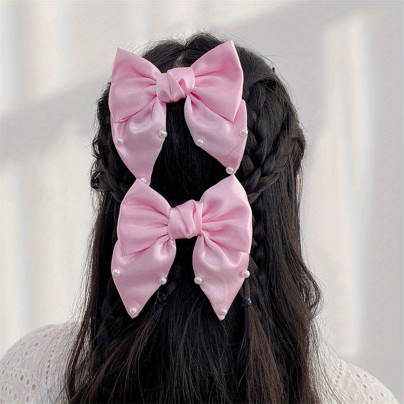 Comprar Cuerda de pelo de encaje de estilo coreano, lazos para el pelo de  mujer Lolita, coleteros grandes y dulces para niña
