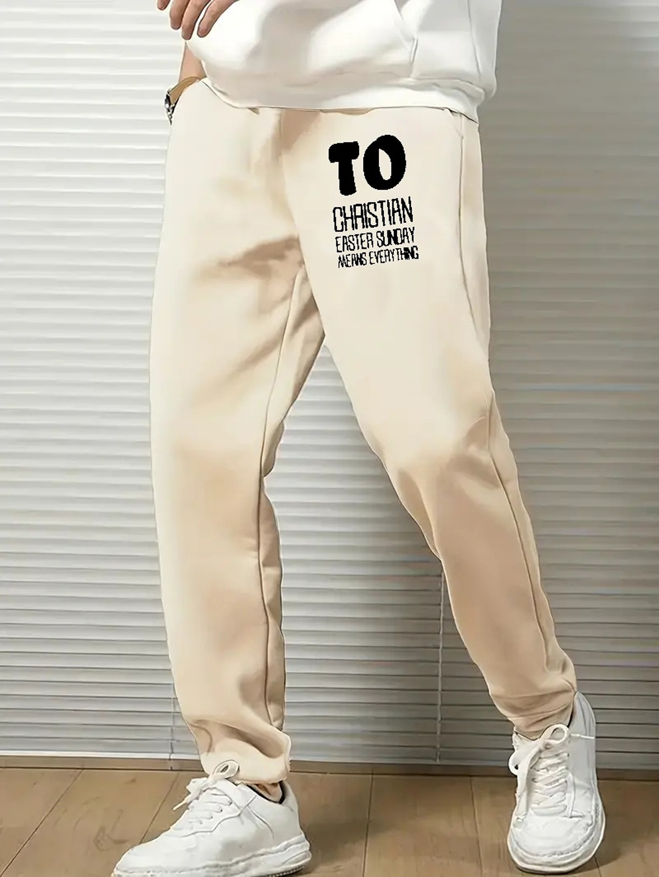 Number Letter Print Drawstring Pants Versatile Comfy Loose - Temu