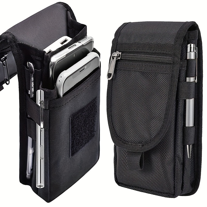 

1pc Men's Large Capacity Wallet, Phone Pouch Holder, Tool Holder Card Holder, Belt Loop Pouch