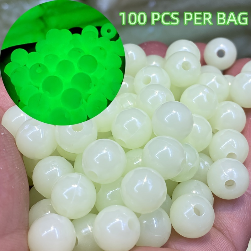 Premium Fishing Beads Space Stopper Soft Hard Round Beans - Temu