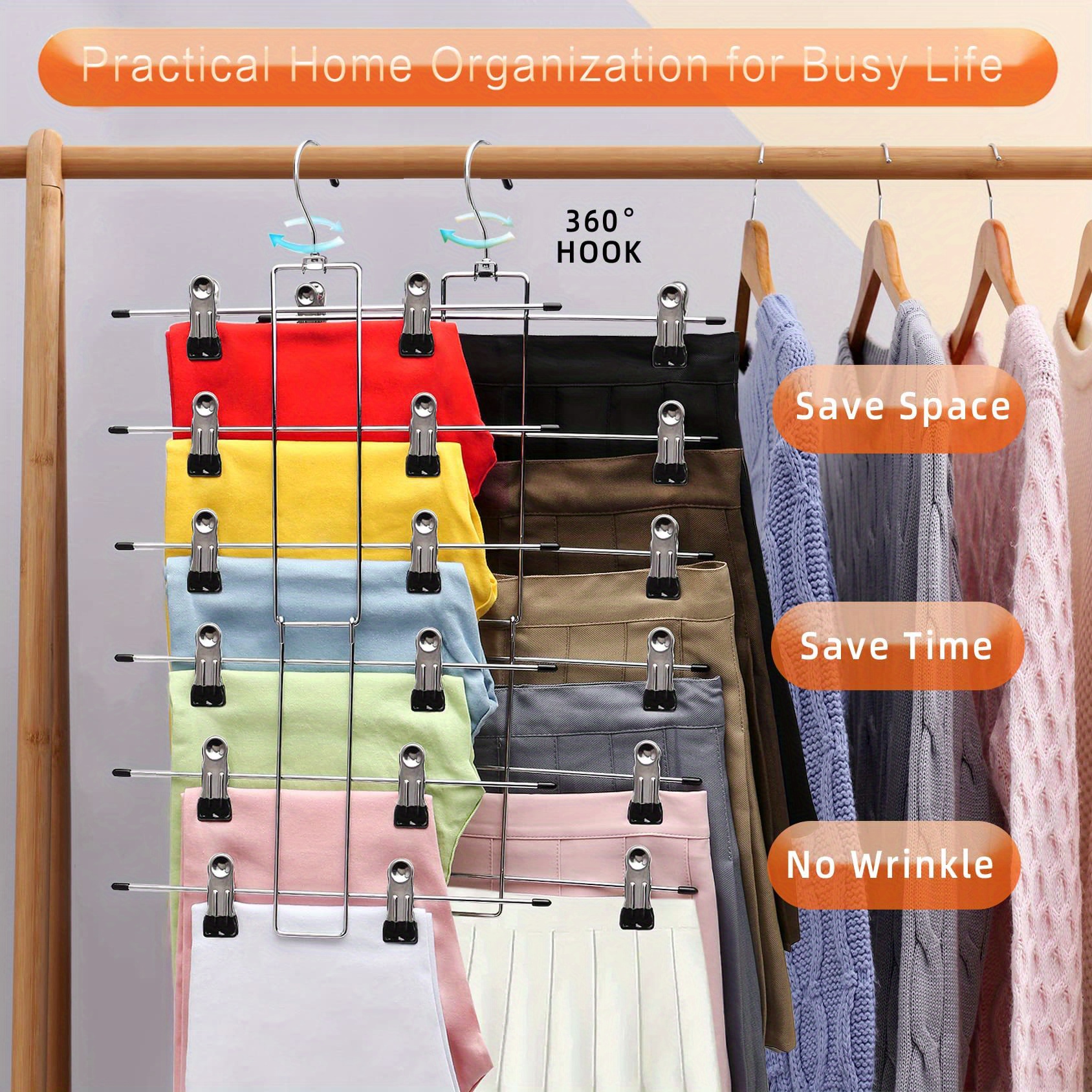 Vest Hanger Multi layer Space Saving Bra Rack Non slip - Temu