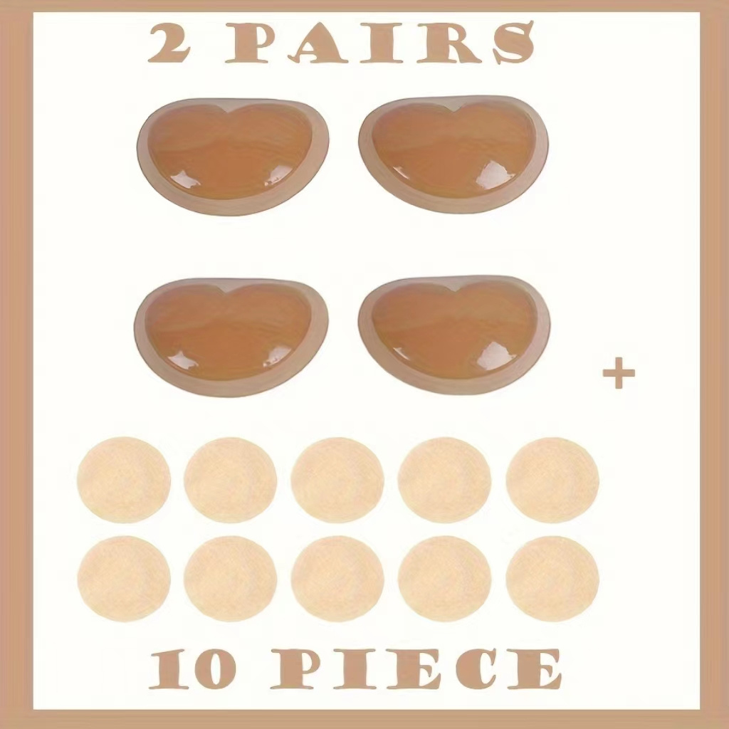 2 Pairs Self-adhesive Inserts Bra Pads Inserts Push Up Pads Removable  Breast Enhancer for Bras Bikini Swimsuit Sports : : Clothing,  Shoes & Accessories