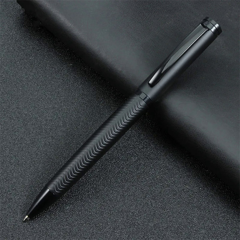 

Luxury Metal Ballpoint Pen 998 Black Matte Finish 1.0 Pen Ball Student School Office Stationery Business Supplies Unisex Signature Oil Pen