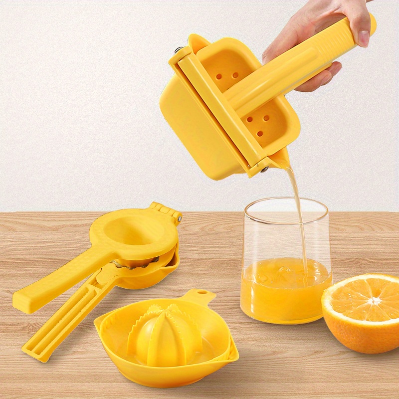 Exprimidor de naranjas y cítricos, exprimidor Manual de limón con rallador  de taza medidora incorporado, exprimidor Manual multifunción JM