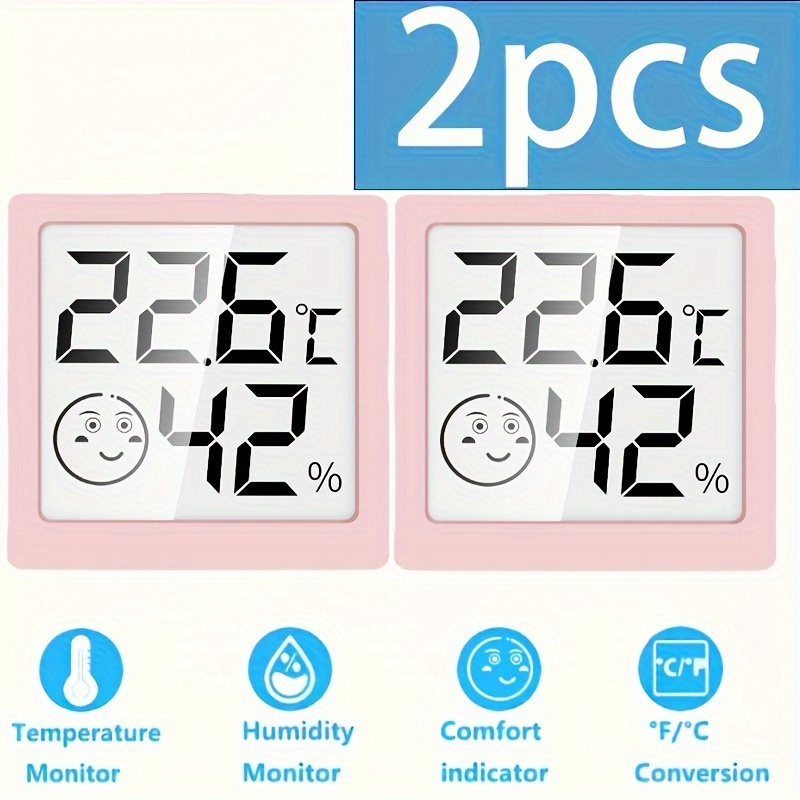 Termometro Higrometro Digital Ambiental Temperatura Humedad