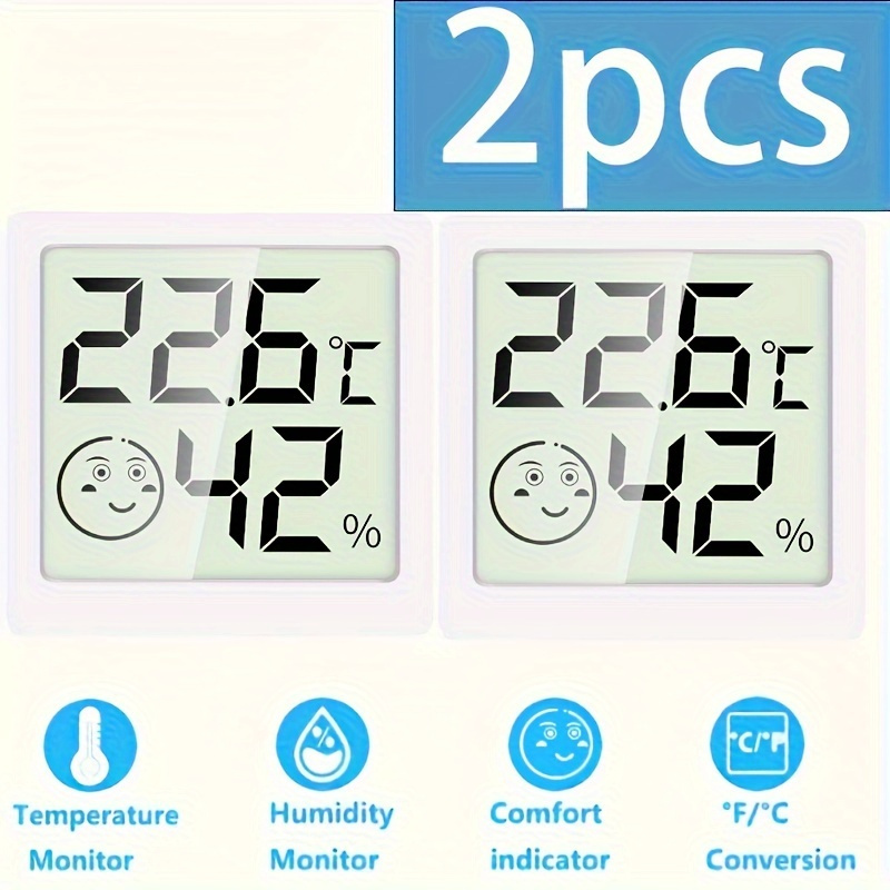 1pc Digitales Thermometer Innen Außen Thermometer Hygrometer - Temu  Switzerland