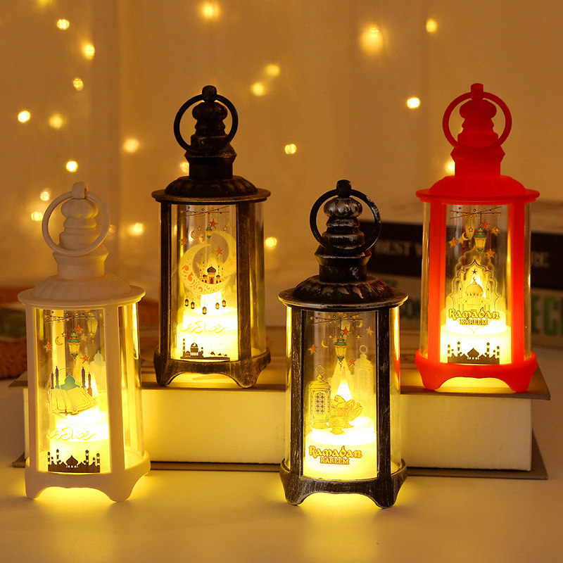 Compre Islam Musulmán Retro 2024 Eid Mubarak Ramadán Eid Lámparas De Viento  Noche Luces Led Linternas Decoraciones Para La Decoración Del Hogar Adornos  y Eid Ramadán Mubarak de China por 2.3 USD