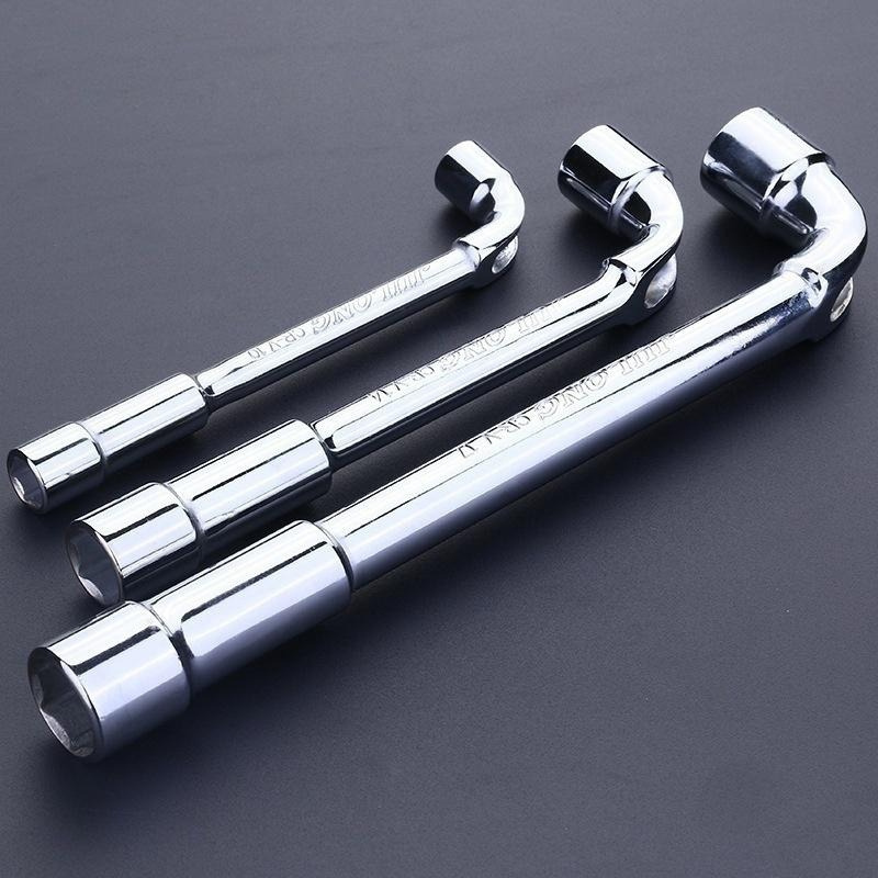 

Car Repair L-type Double End Angled Hollow Hex Socket Wrench Spanner Hand Tool