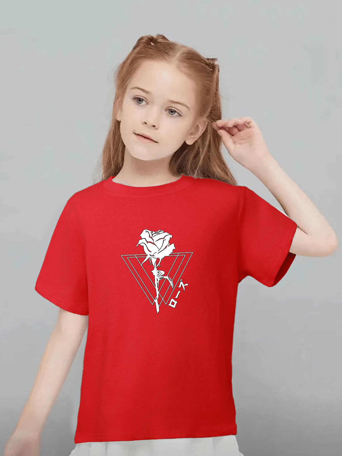 Japanese Letters Flower Graphic Print Girls Casual 95 Temu Ireland