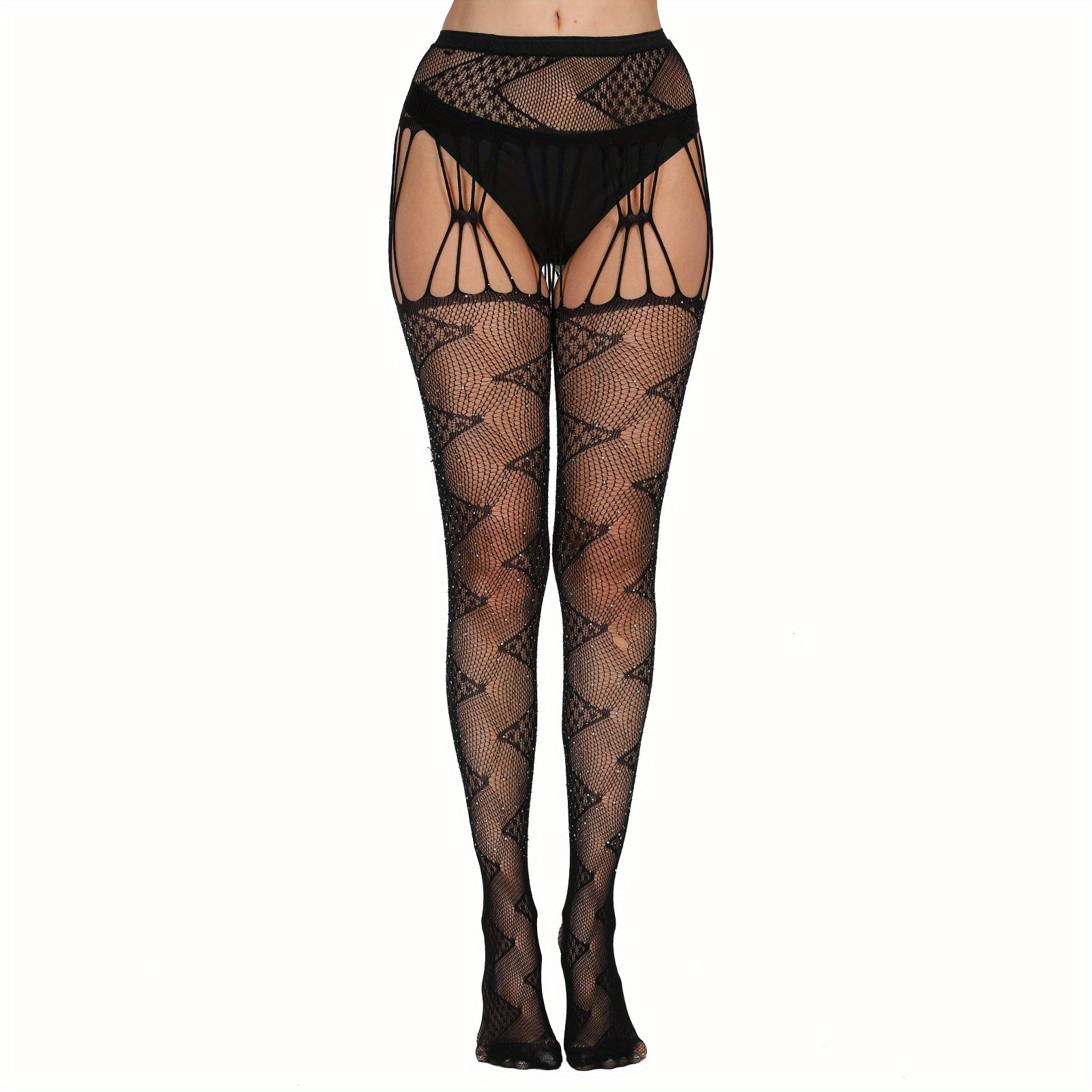 Hollow Out Slim Fishnet Mesh Pantyhose Sexy White And Black Nylon Women's  Stockings Heart High Waist Fish Net Tights Stocking - Tights - AliExpress