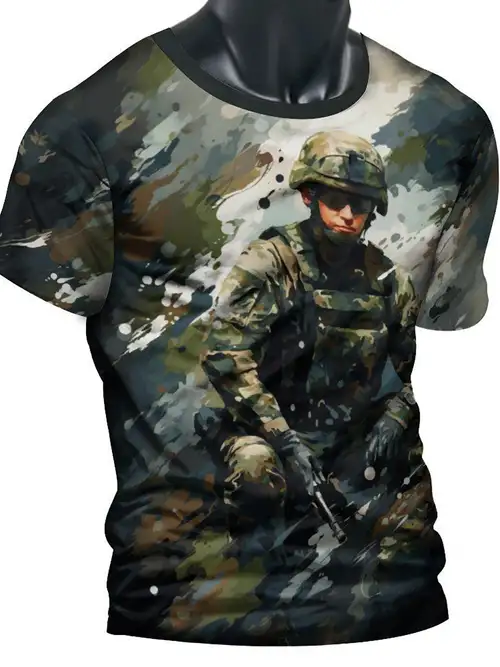 Camisa Militar De Los Hombres - Temu Mexico