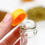 6pcs set reusable silicone bottle caps sealed for beer wine vinegar kitchen storage details 4