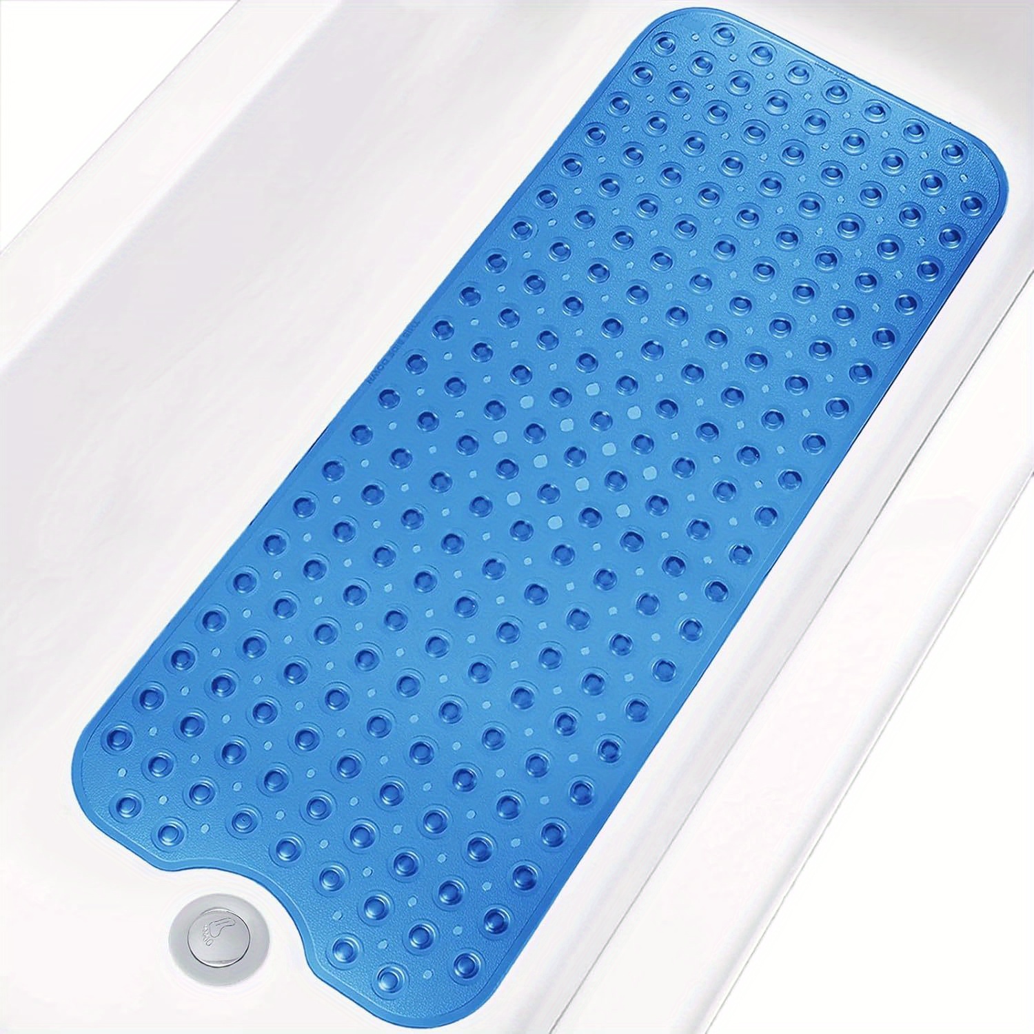 Compra Alfombrilla de bañera antideslizante 88x39cm, INCL. Solución de  almacenamiento, sin BPA, lavable a máquina, resistente al moho, azul claro  al por mayor