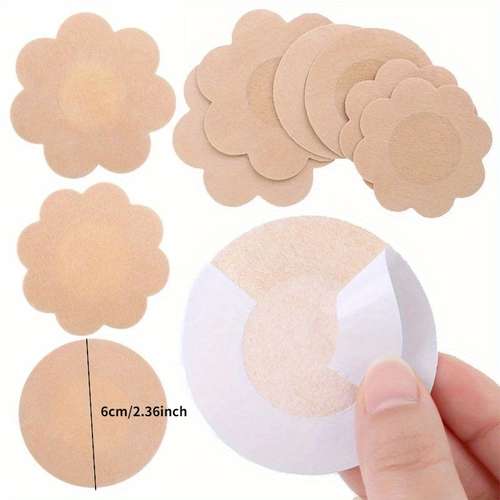 Disposable Nipple Covers, Strapless Self-adhesive Breast Lift Pasties, Women's Lingerie & Underwear Accessories
