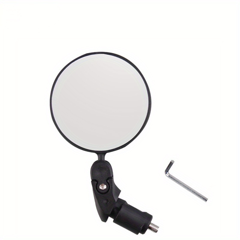 

1pc/2pcs Foldable Convex Rearview Mirror For Electric Bicycles, Mountain Bikes, And Road Bikes