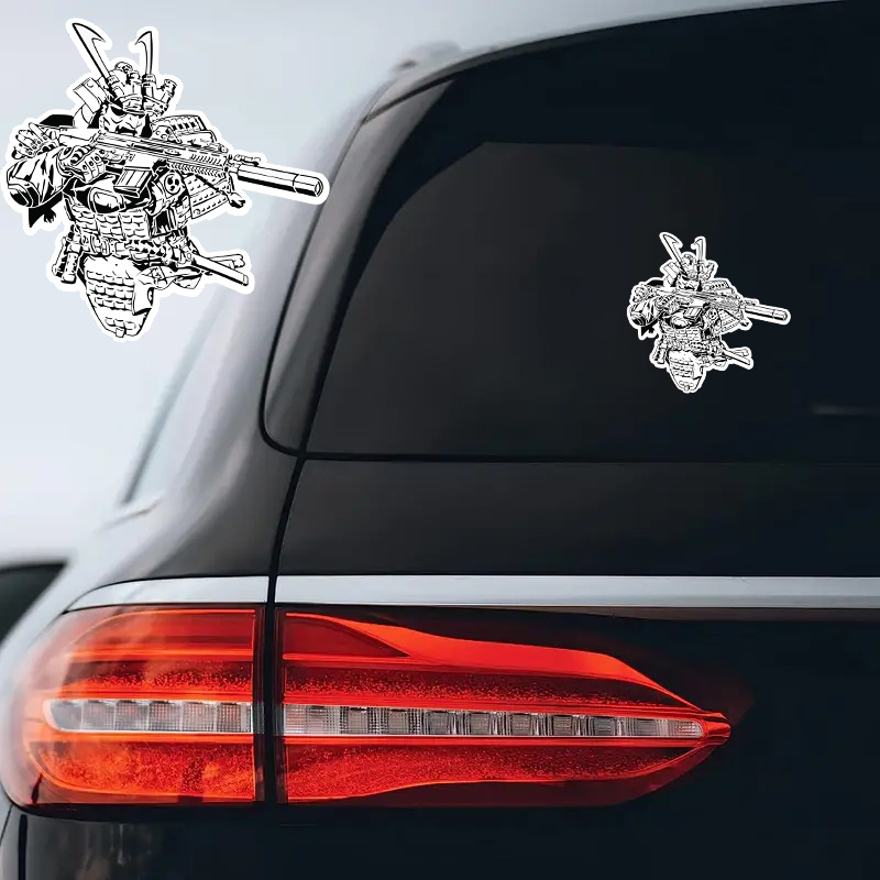 This Is The Way Plus Samurai Holding Weapon Reflective Car - Temu