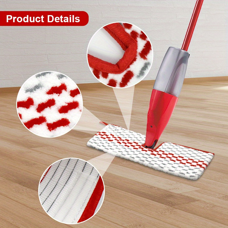 1 2 5pcs high quality ultra   mop pad replacement designed for     mop reusable mop replacement pad cleaning supplies cleaning accessories details 2