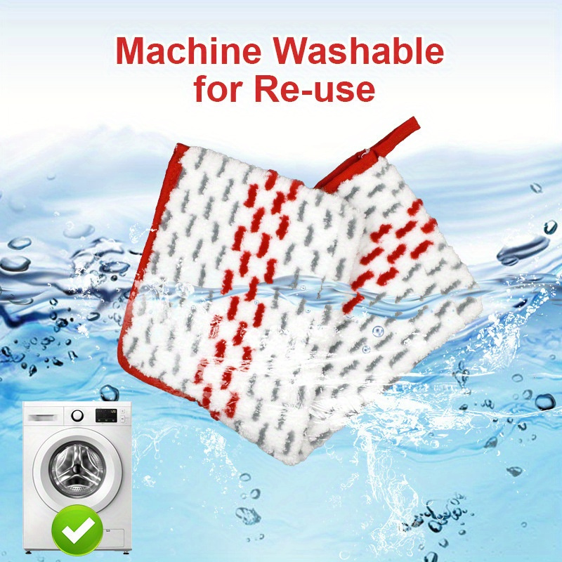 1 2 5pcs high quality ultra   mop pad replacement designed for     mop reusable mop replacement pad cleaning supplies cleaning accessories details 4