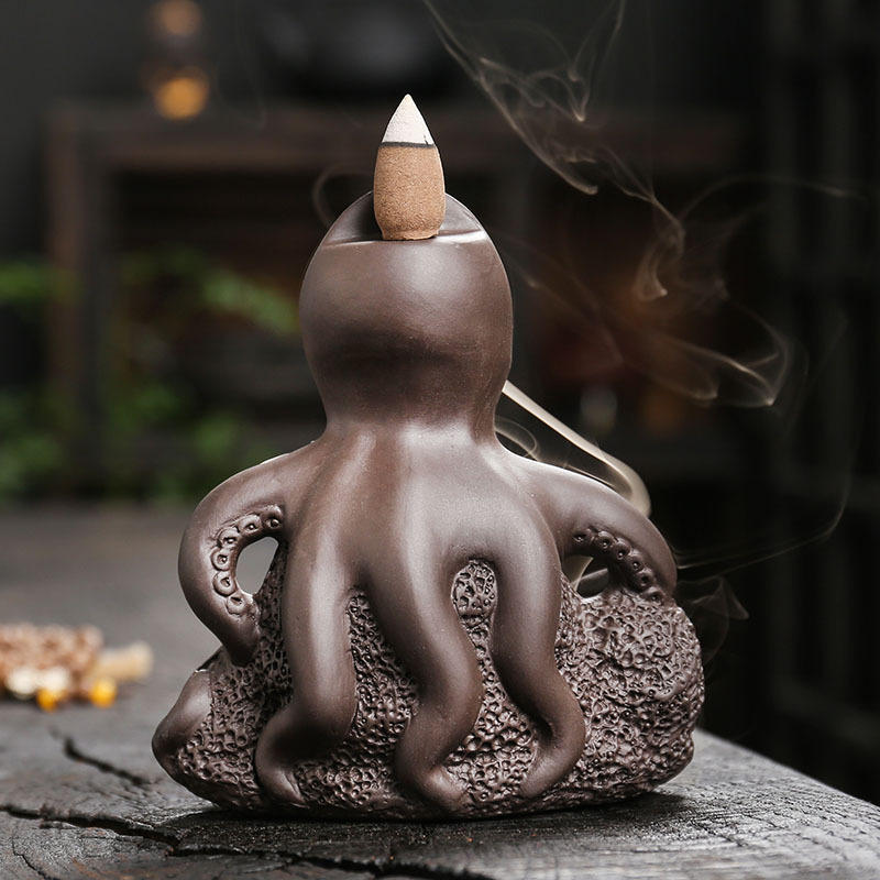 1pc purple clay creative octopus ocean animal - Temu