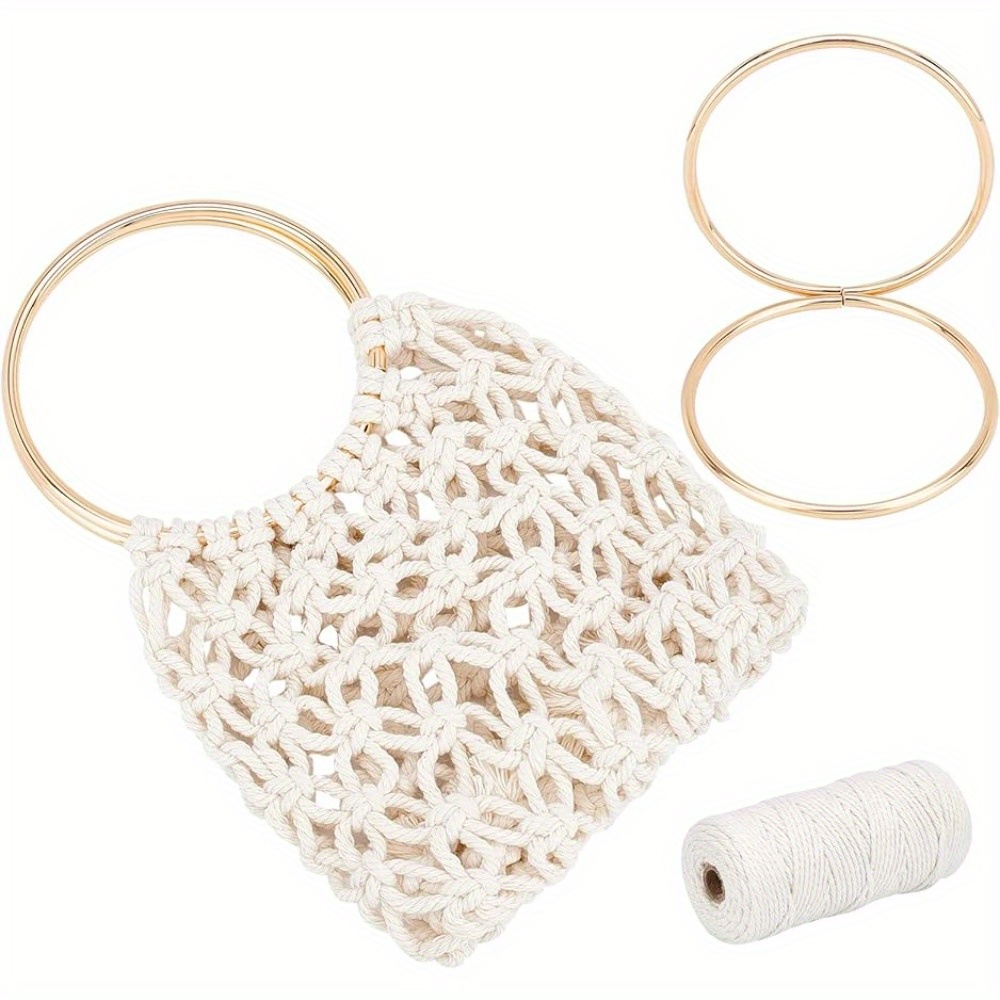 Macrame Kit Natural Cotton Macrame Cord Macrame Starter Set - Temu