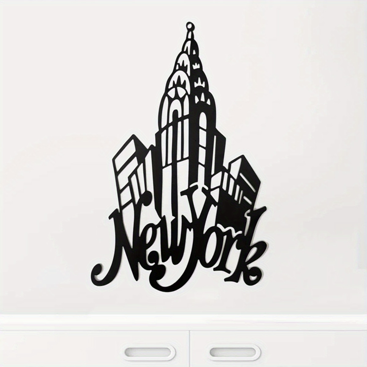 

1pc Newyork Metal Decoration, Decoration, Decoration, Decoration, Hanging Decoration, Decoration, Signs, Decoration