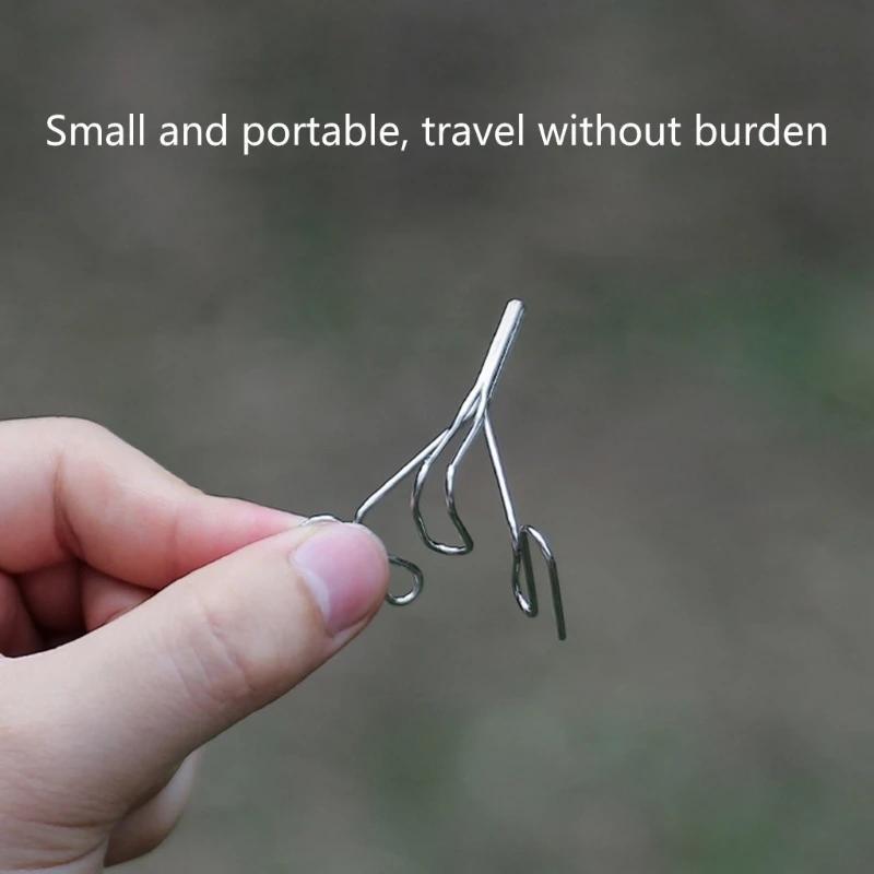 Small Wire Stainless Steel Cup Hooks