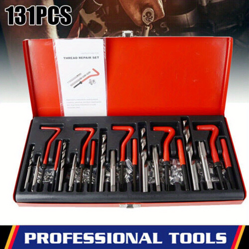Gewinde-Reparatur-Satz, ( Wie Helicoil ) M5 - M12 ,130-tlg. (Neu Und
