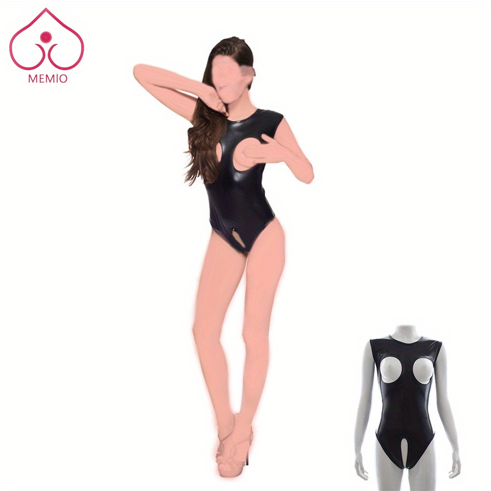 Erotic Lingerie Hot Sexy Bodysuit Maids Open Crotch Costume Role Play  Nightwear