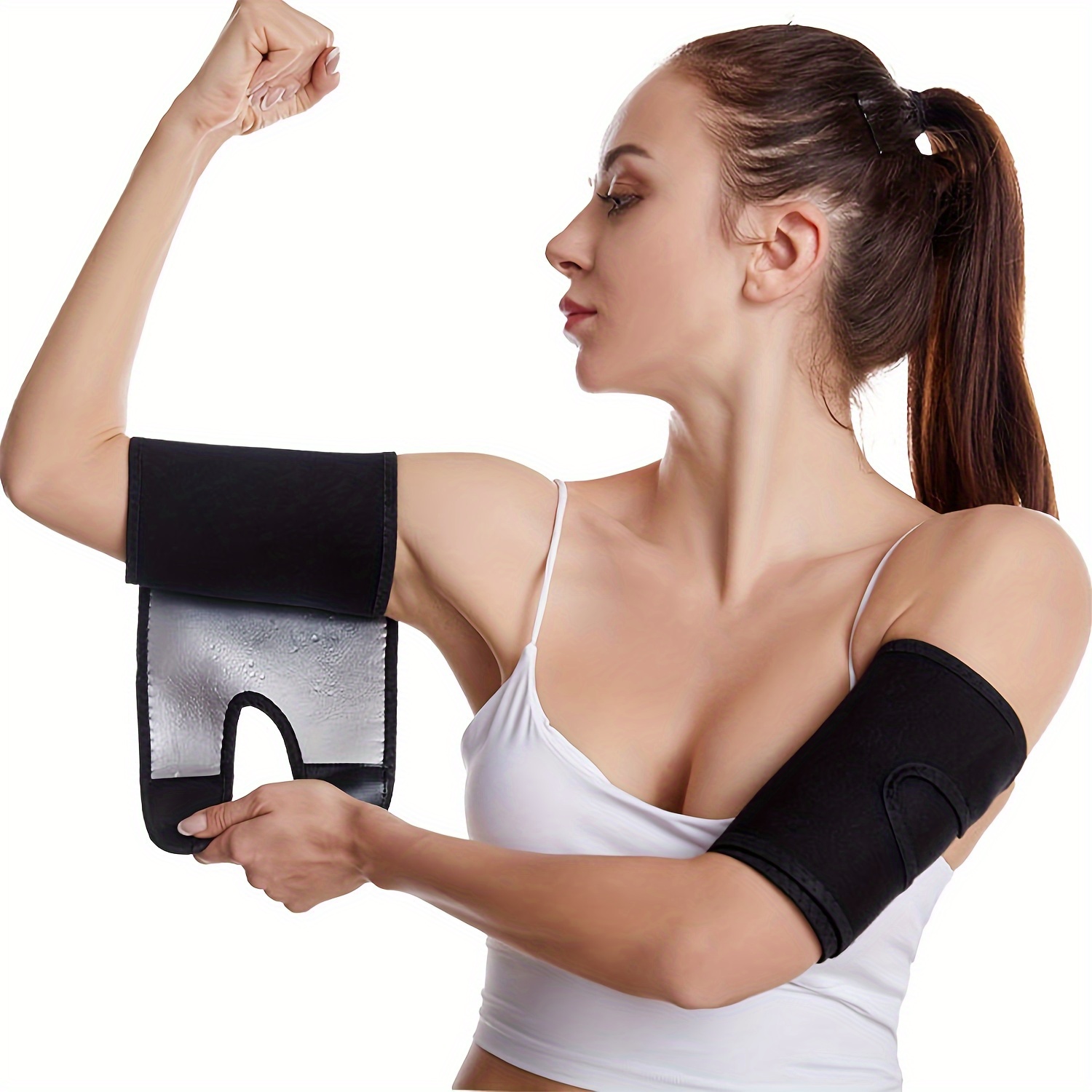 Arm Slimming Shaper Wrap Arm Compression Sleeve Weight Loss - Temu
