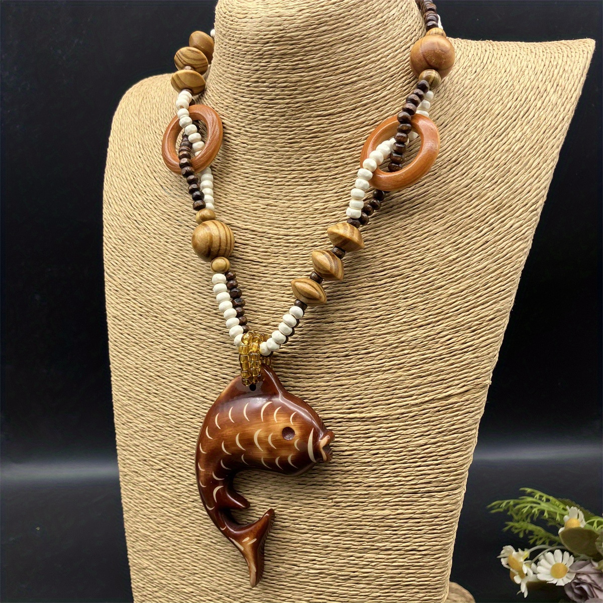 Wooden Jewelry Necklace : Elegant Gold & Silver Pieces - Temu