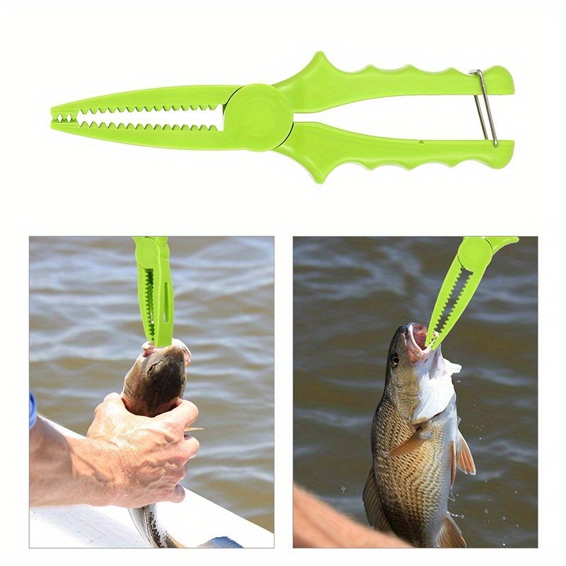 Fishing Pliers: Serrated Clamp Grabber Easy Fish - Temu