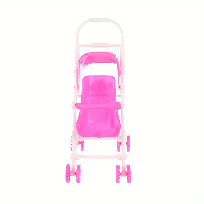 2x Mini carrito de cochecito de bebé carrito de coche plegable para niños  juguete de de simulación n. degree 2 perfke Mini carro de empuje de juguete