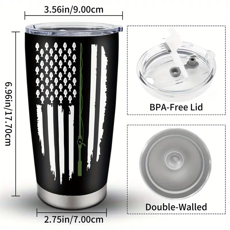 Fishing Gifts For Men Gifts for Fathers Day 20oz Black Bend Over Fishing  Travel Tumbler Birthday Christmas Present For Grandpa Dad Uncle Boyfriends  Fishing Lover Travel Cup With Lid Straw 