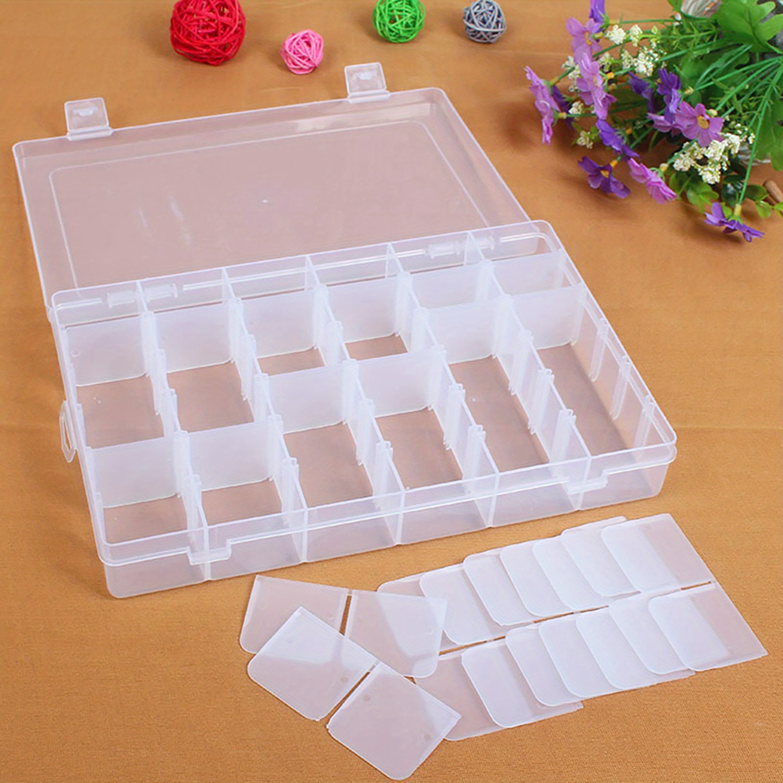 Plastic Storage Containers With Dividers - Temu Canada