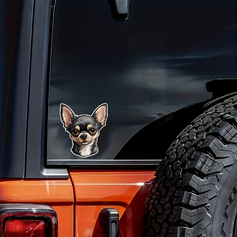 

Adorable Chihuahua Vinyl Car Decal - Perfect For Dog Lovers