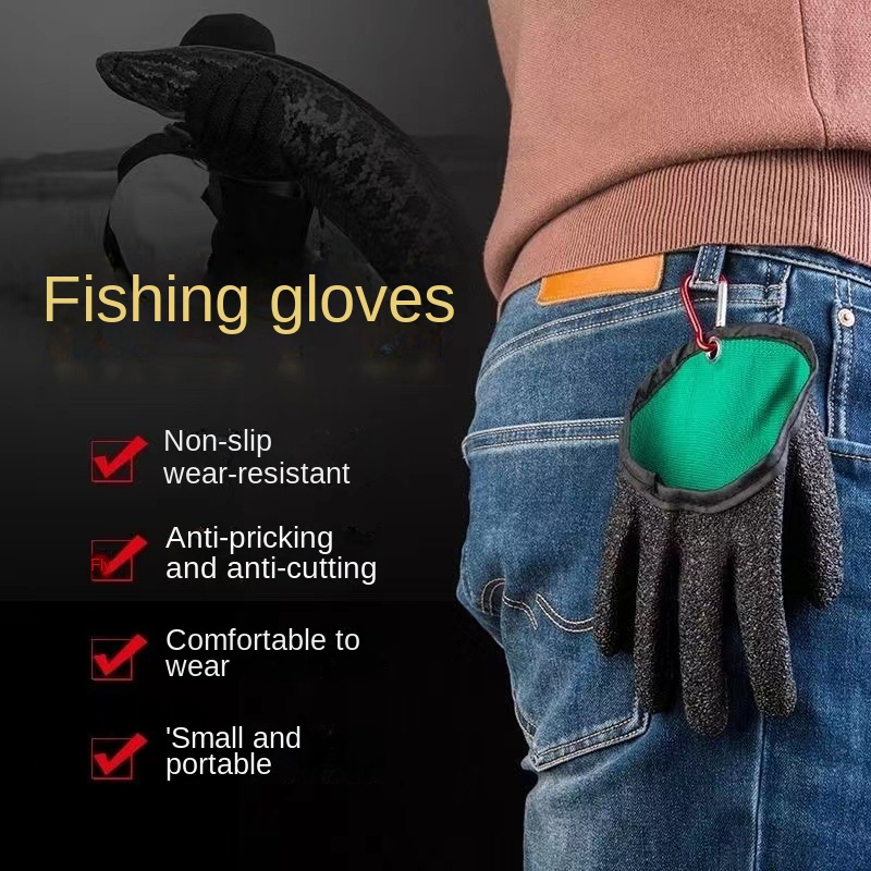 Anti slip Waterproof Fishing Gloves Elastic Punch - Temu United Kingdom